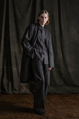 ILNya Nieternite Nifutur Mini Houndstooth Detachable Pleat Shirt