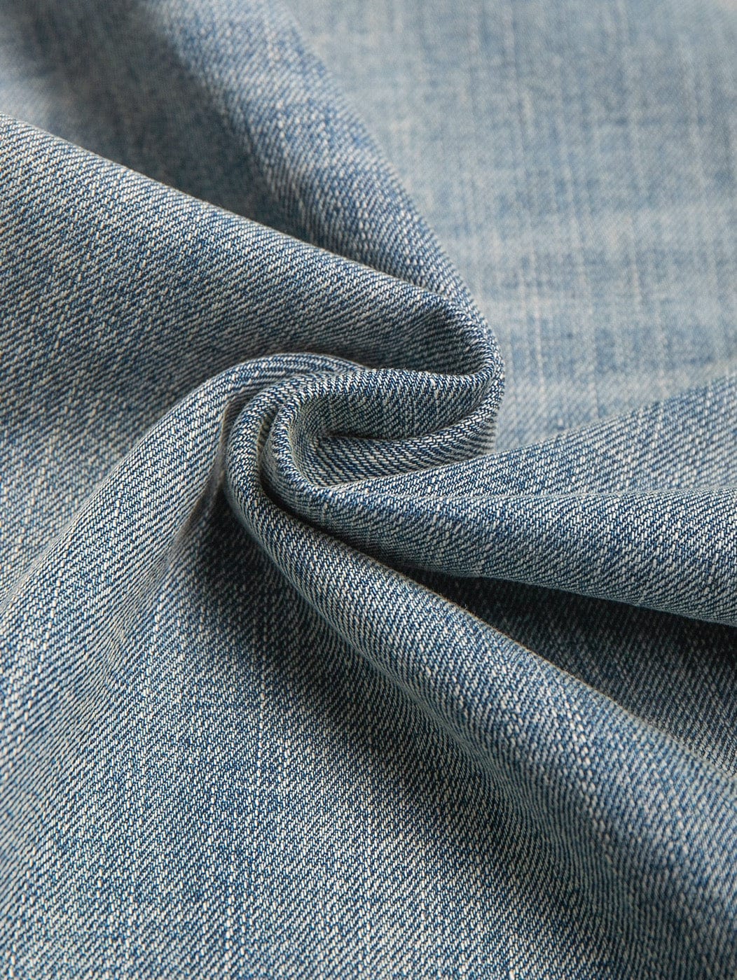 LEONSENSE Raw Edge Washed Flared Jeans