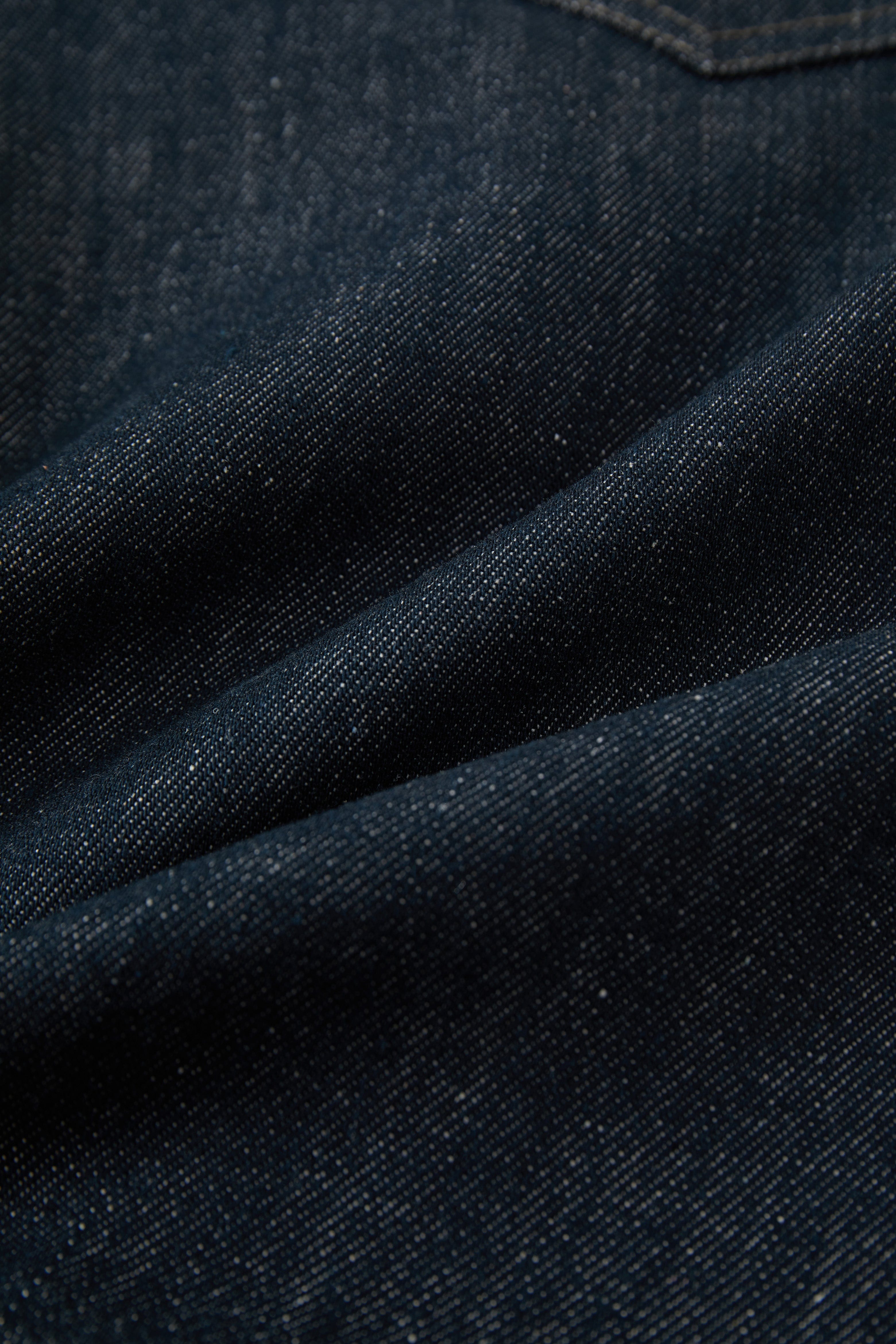 OPICLOTH Washed Asymmetric Fly Pleated Denim Shorts