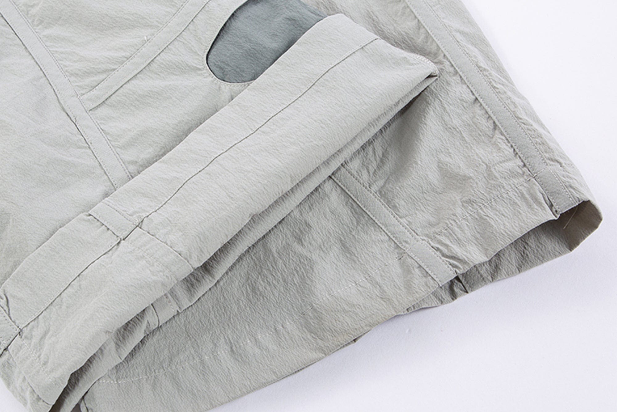 F2CE Curved Spliced Layered Tech Pants