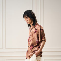 EPIC POETRY Planetary Full-Print Half Shirt