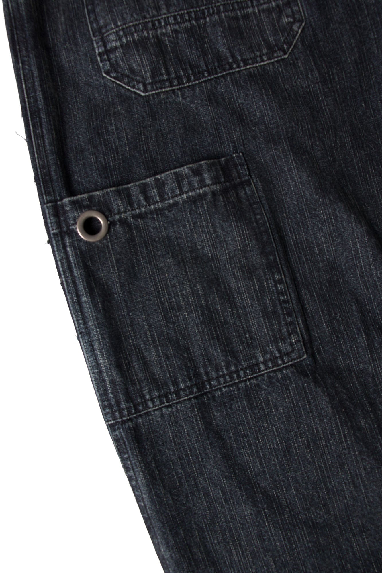 RELABEL Double-Knee Patch Washed Drawstring Jeans