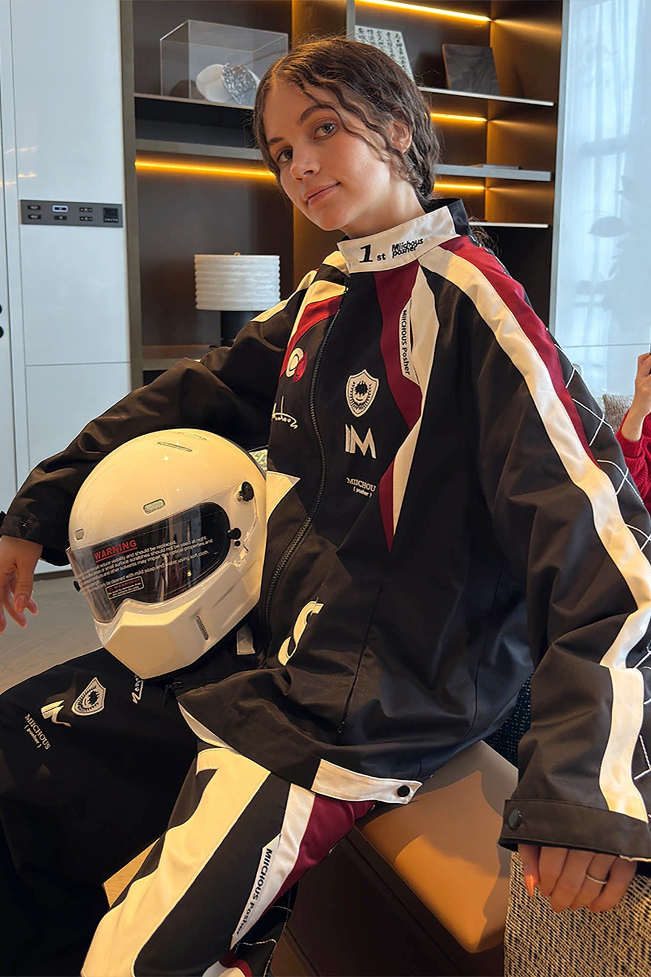 MIICHOUS Infinite Racer Patchwork Spliced Racing Jacket