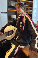 MIICHOUS Infinite Racer Patchwork Spliced Racing Jacket