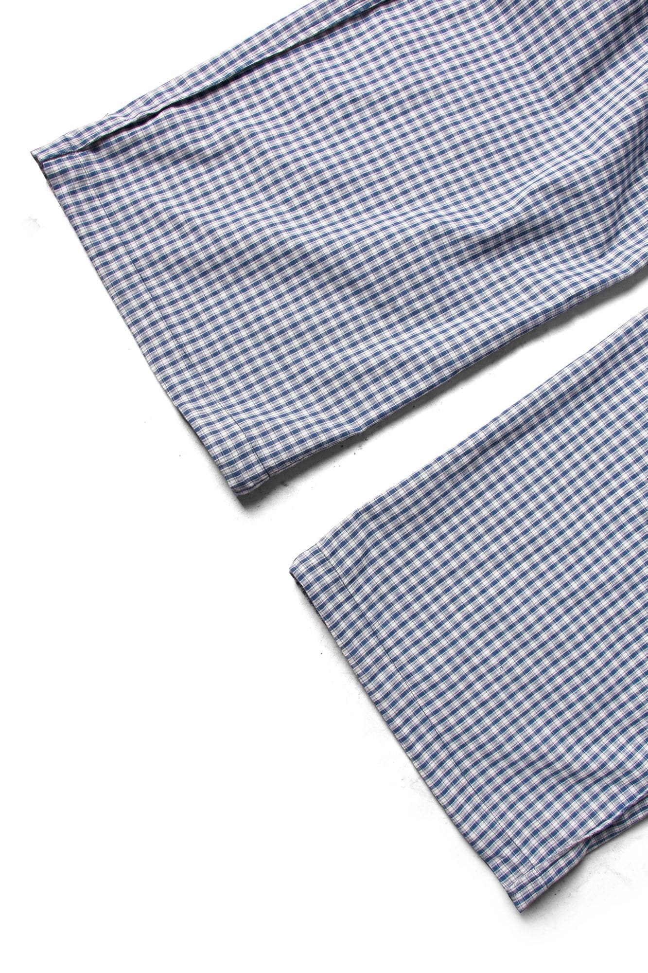 RELABEL Detachable Scarf Grid Pleated Pants