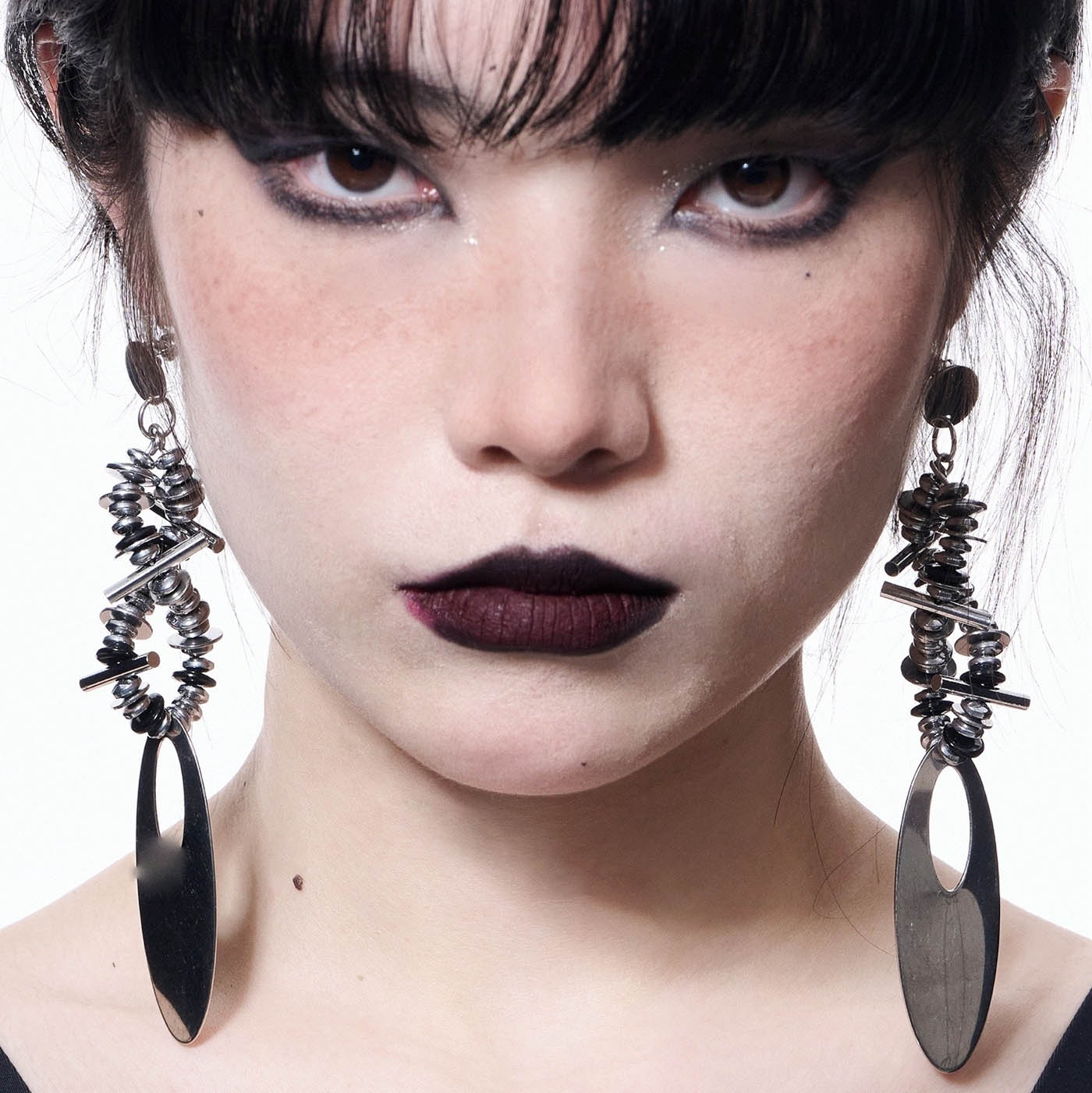 ILLUSORY Mechanical Punk Metal Earings / Ear Clips