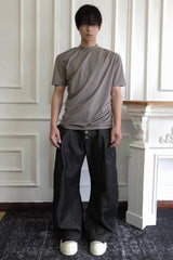 SSIN7 Essential Drape Texture Mock T-Shirt