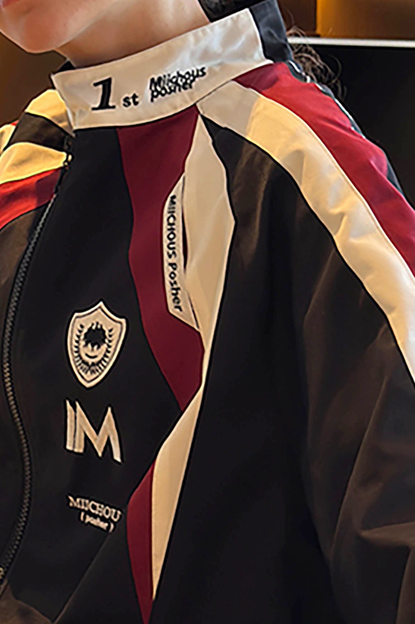 MIICHOUS Infinite Racer Patchwork Spliced Racing Jacket