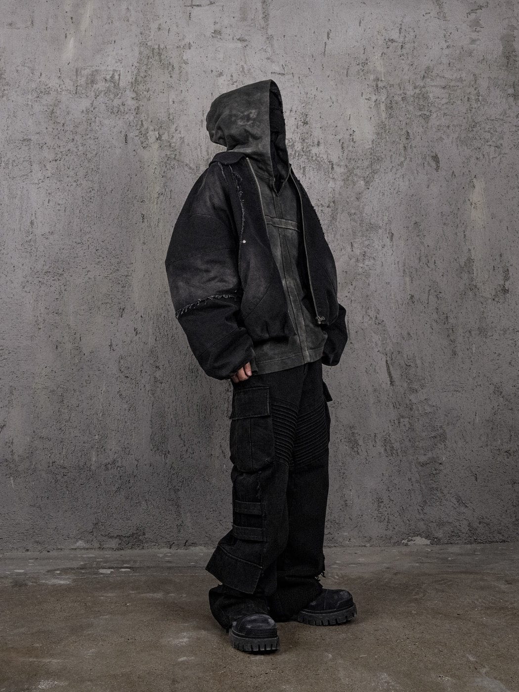 UNDERWATER Raw-Edge Spliced Rivet Jacket