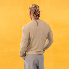 CLP Asymmetrical Spliced Slim Fit Long-Sleeve Tee