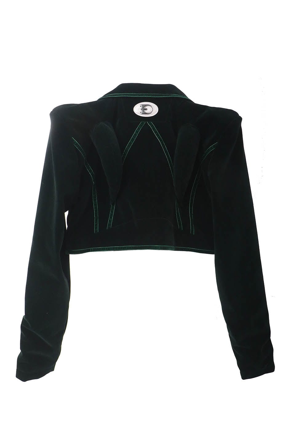 EMBRYO Devil Horned Velvet Cropped Jacket
