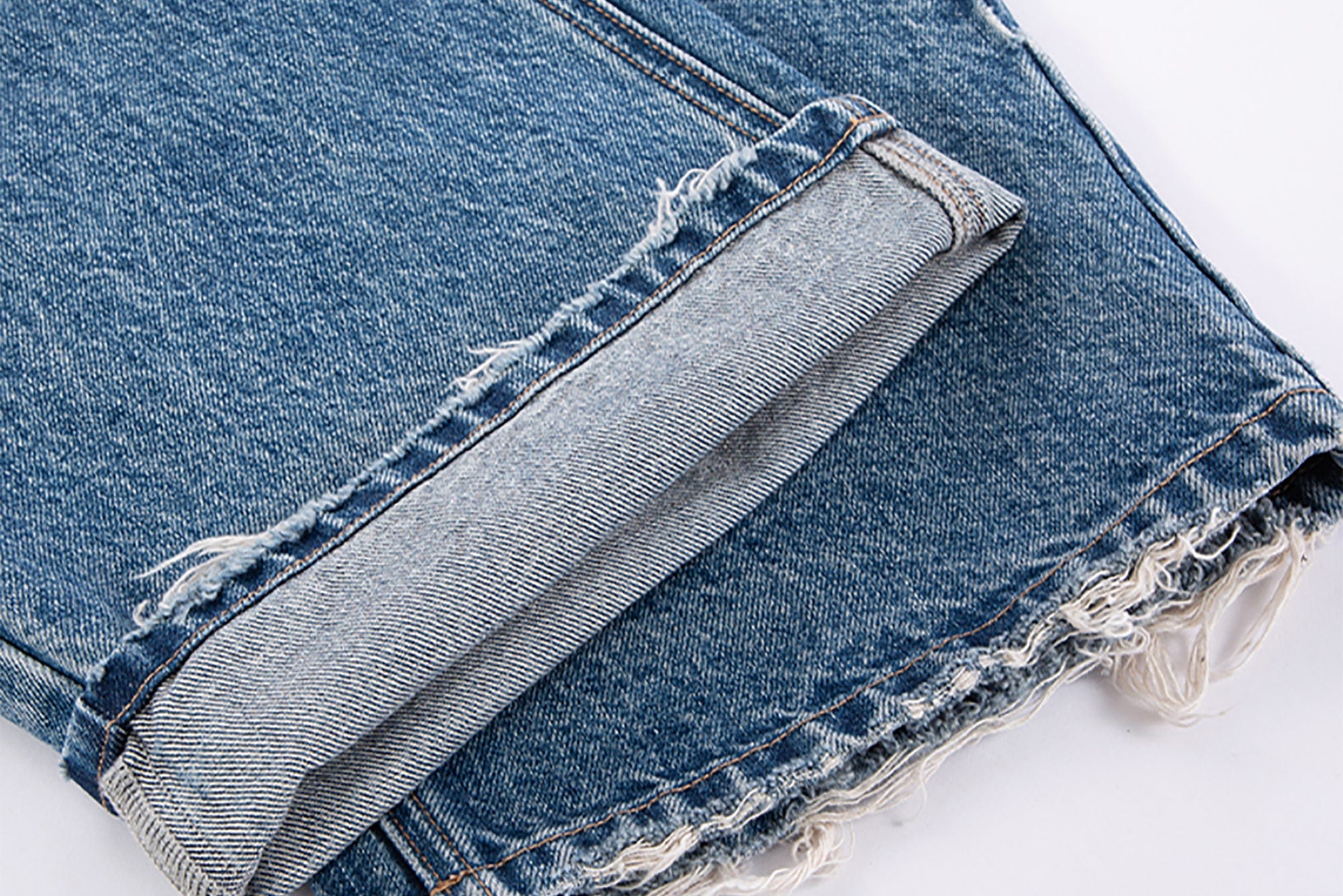 F2CE Ripped Curved Spliced Jeans