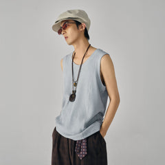 GONGHE REPUB Wavy Ribbed Vest