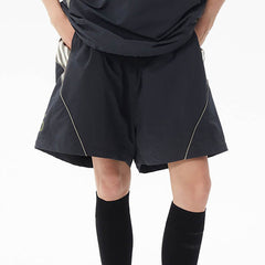 ERROR CODE ROBOT Athletic Contrast Spliced Shorts