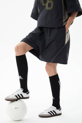 ERROR CODE ROBOT Athletic Contrast Spliced Shorts