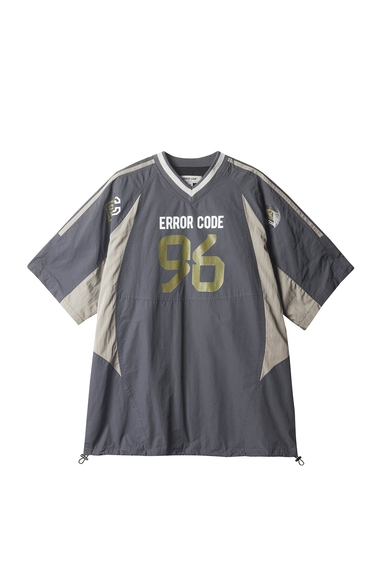 ERROR CODE ROBOT Athletic No.96 Spliced V-Neck Jersey