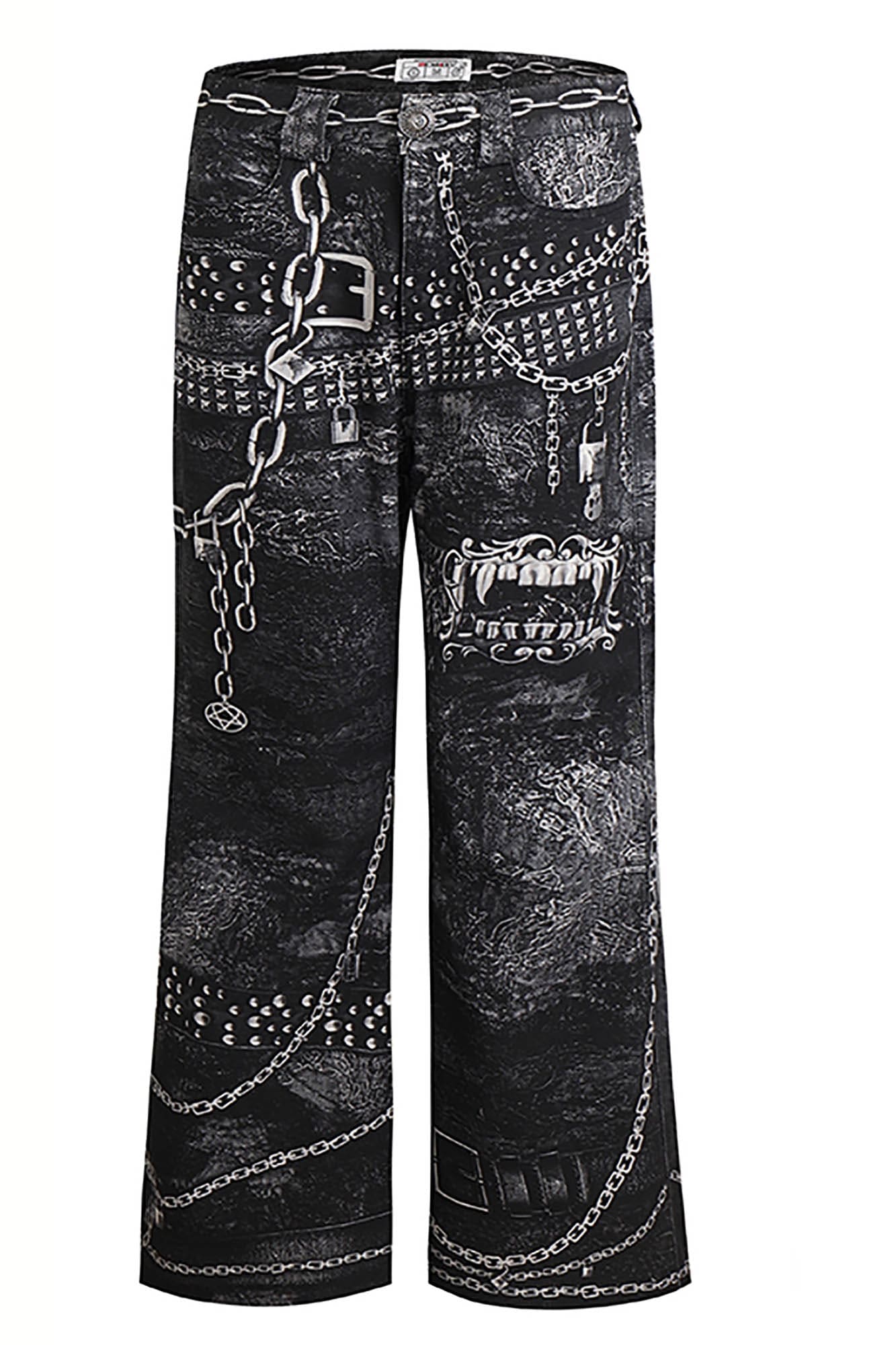 DND4DES Chains Straight-Leg Pants