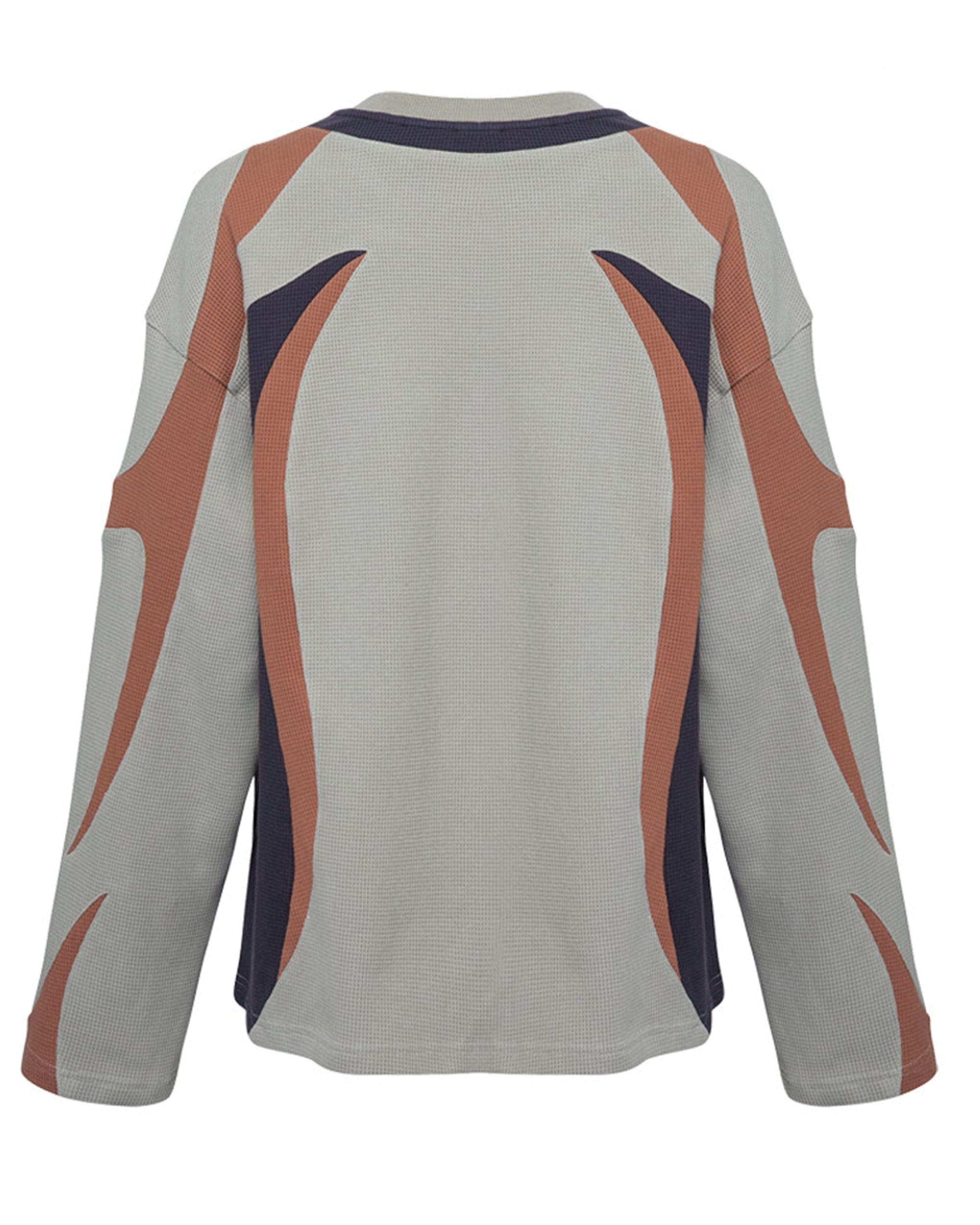 F2CE Modern Deconstructed Waffle Sweatshirt