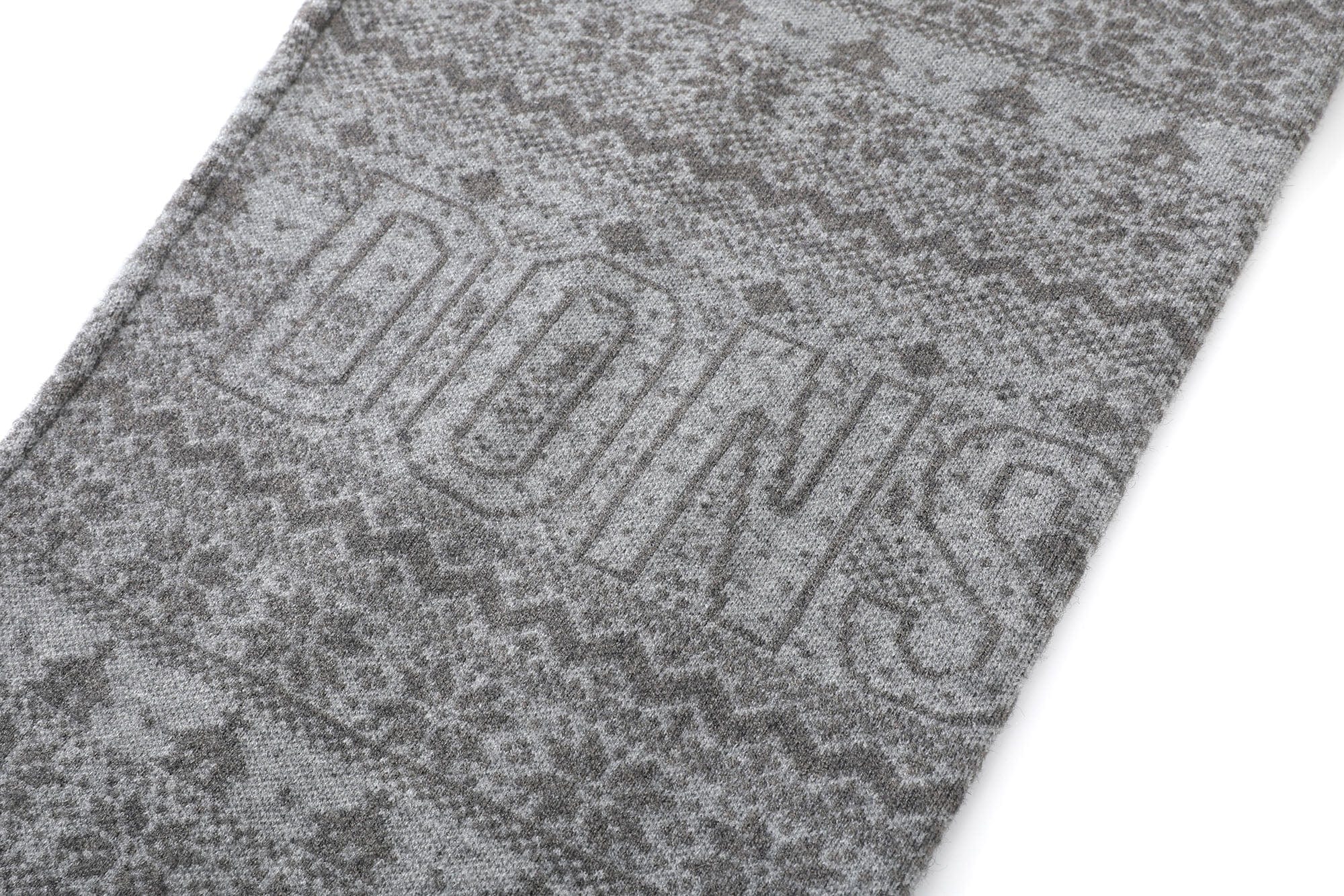DONSMOKE Fair Isle Knit Wide-Leg Pants