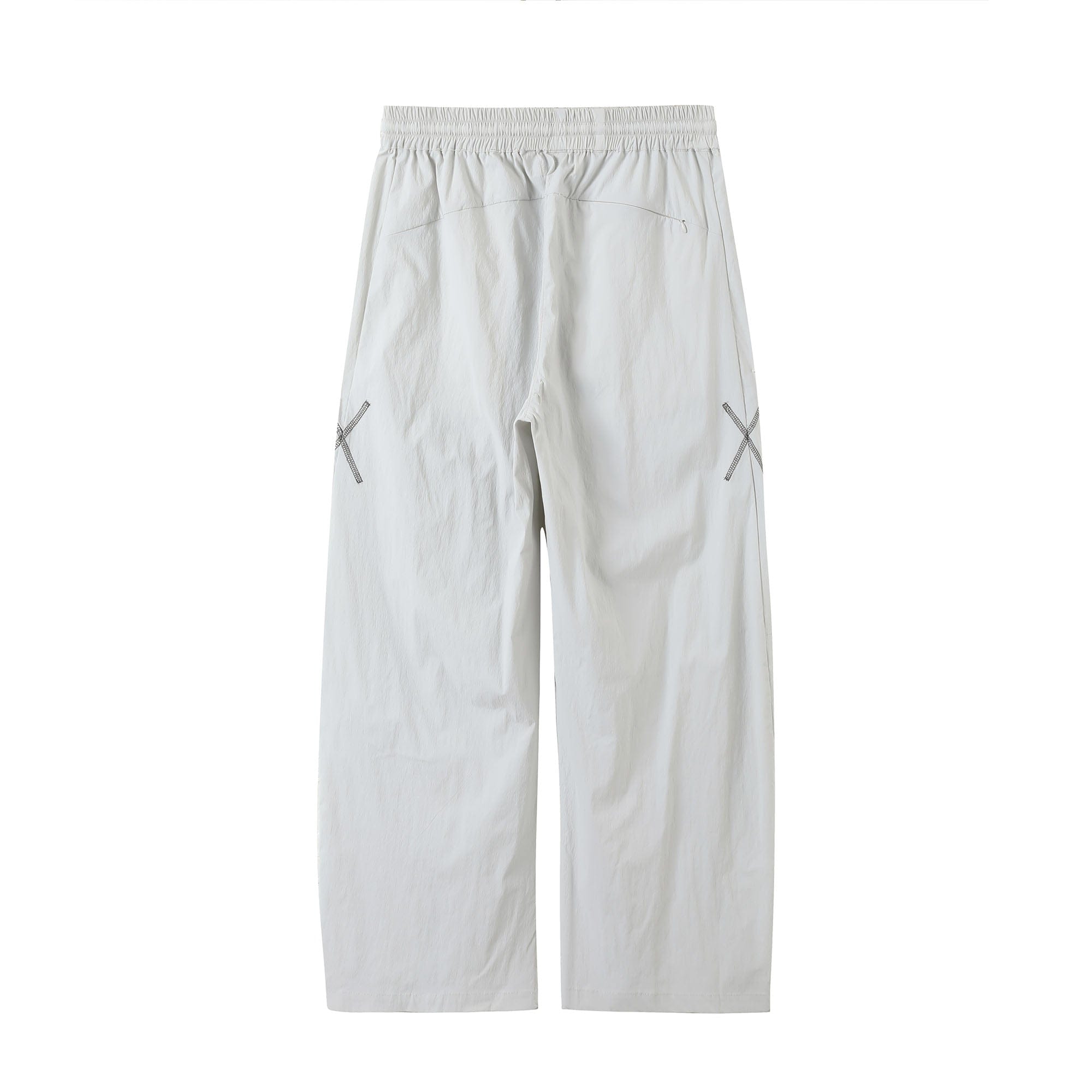 DONSMOKE Contrast Cross Stitch Quick-Dry Pants