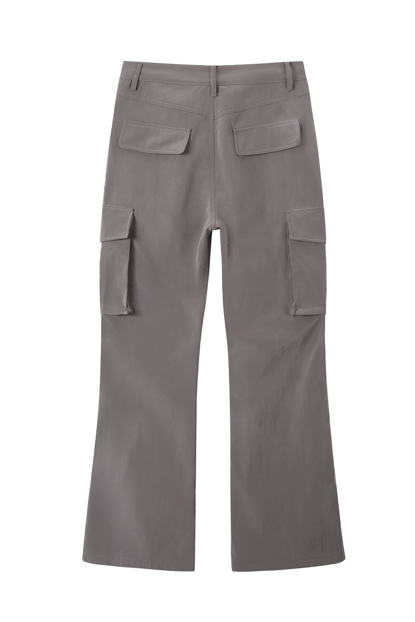 KREATE Liquid Metal Crinkled Flared Cargo