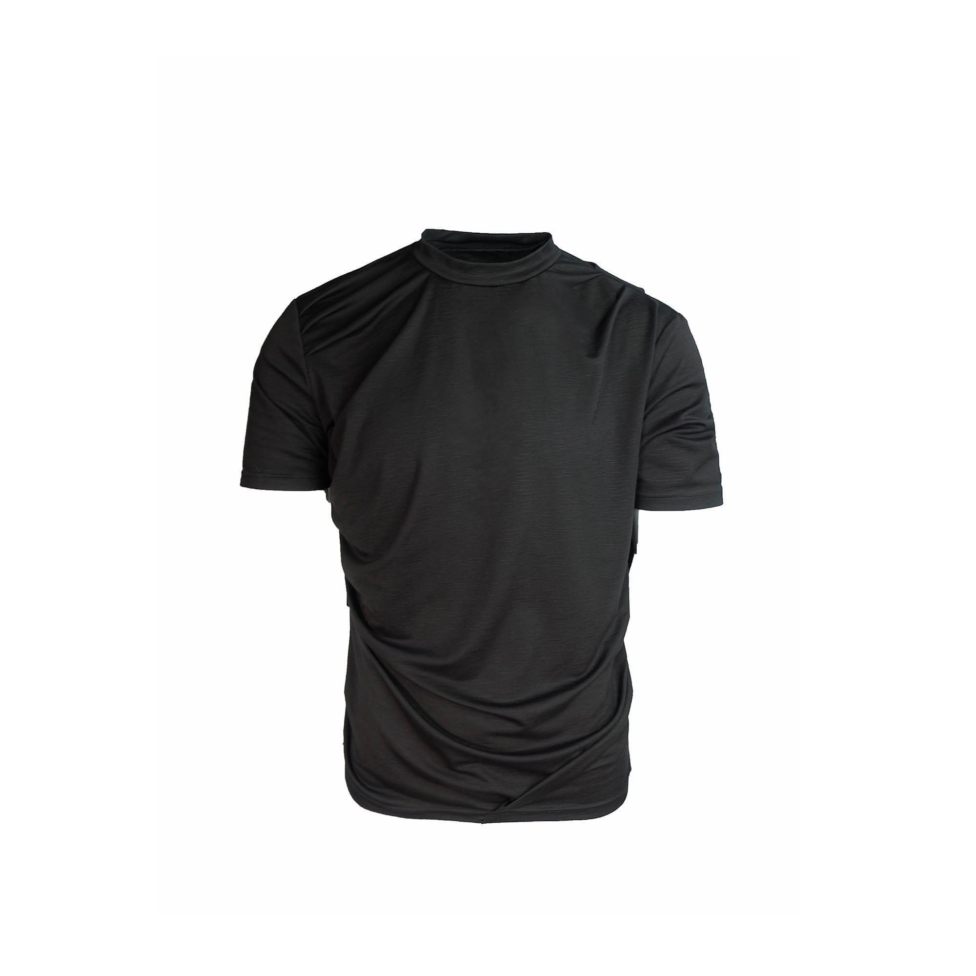 SSIN7 Essential Drape Texture Mock T-Shirt