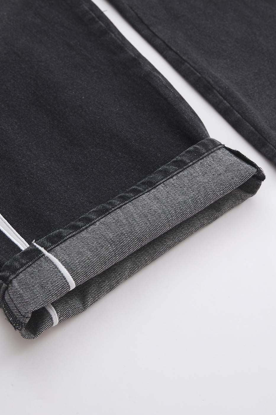 RTVG Washed Patchwork Baggy Jeans