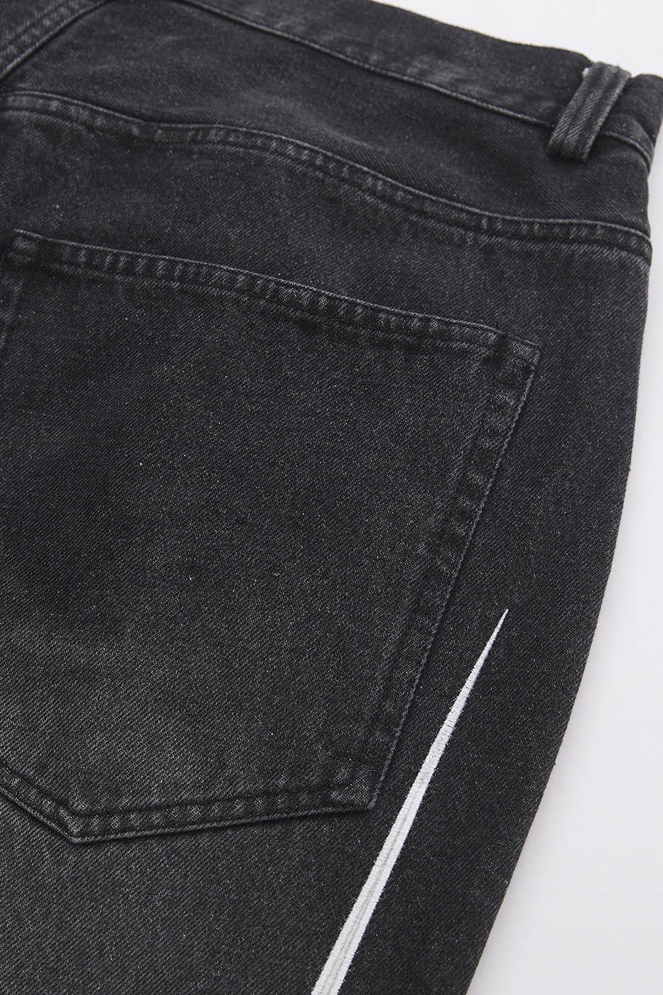 RTVG Washed Patchwork Baggy Jeans
