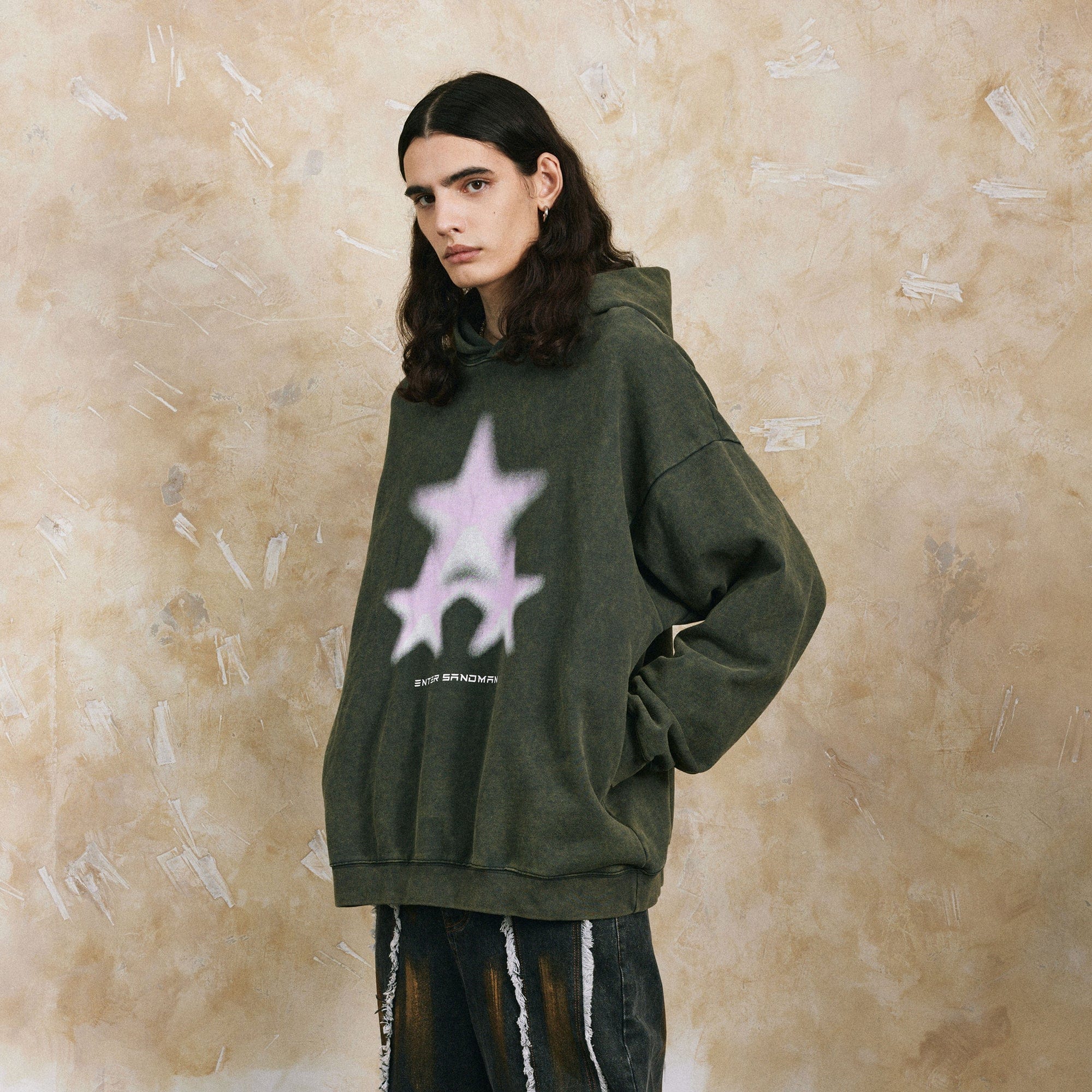 OVDY Soft Stars Faded Hoodie