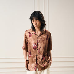 EPIC POETRY Planetary Full-Print Half Shirt
