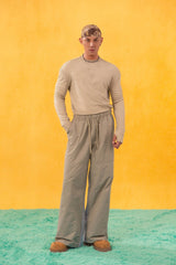 CLP Asymmetrical Spliced Slim Fit Long-Sleeve Tee