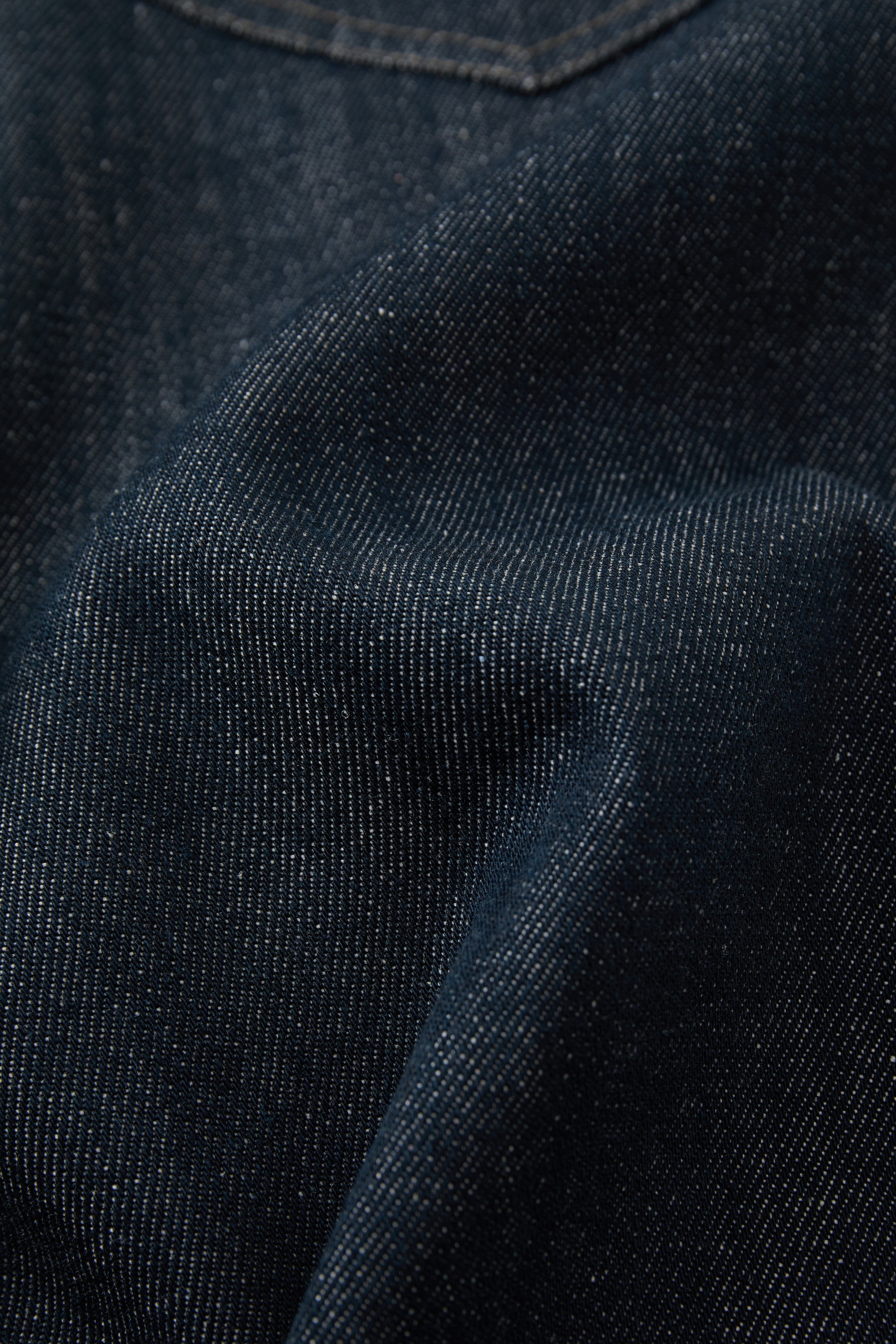 OPICLOTH Washed Asymmetric Fly Pleated Denim Shorts