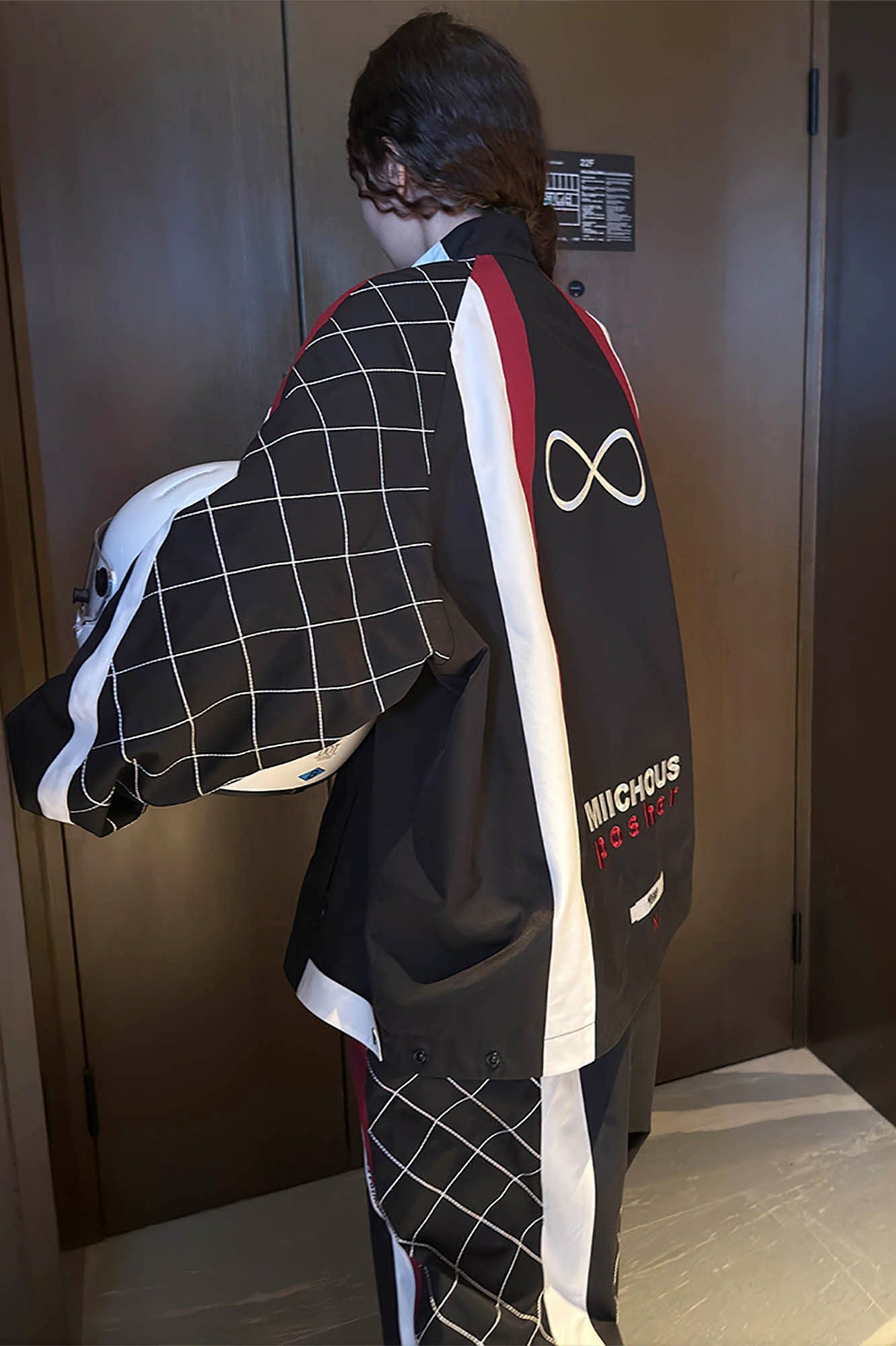 MIICHOUS Infinite Racer Patchwork Spliced Racing Jacket