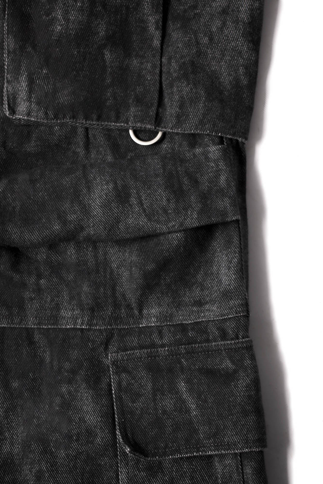 RELABEL Tie-Dye Multi-Pocket Pleated Straps Cargo