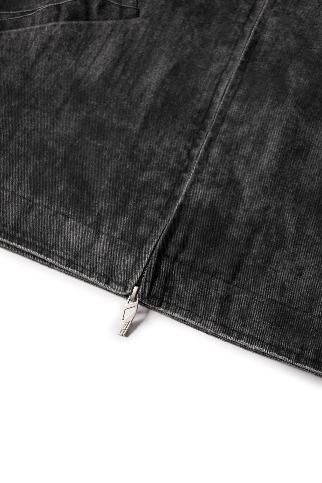 RELABEL Distressed Washed Multi-Pocket Detroit Jacket