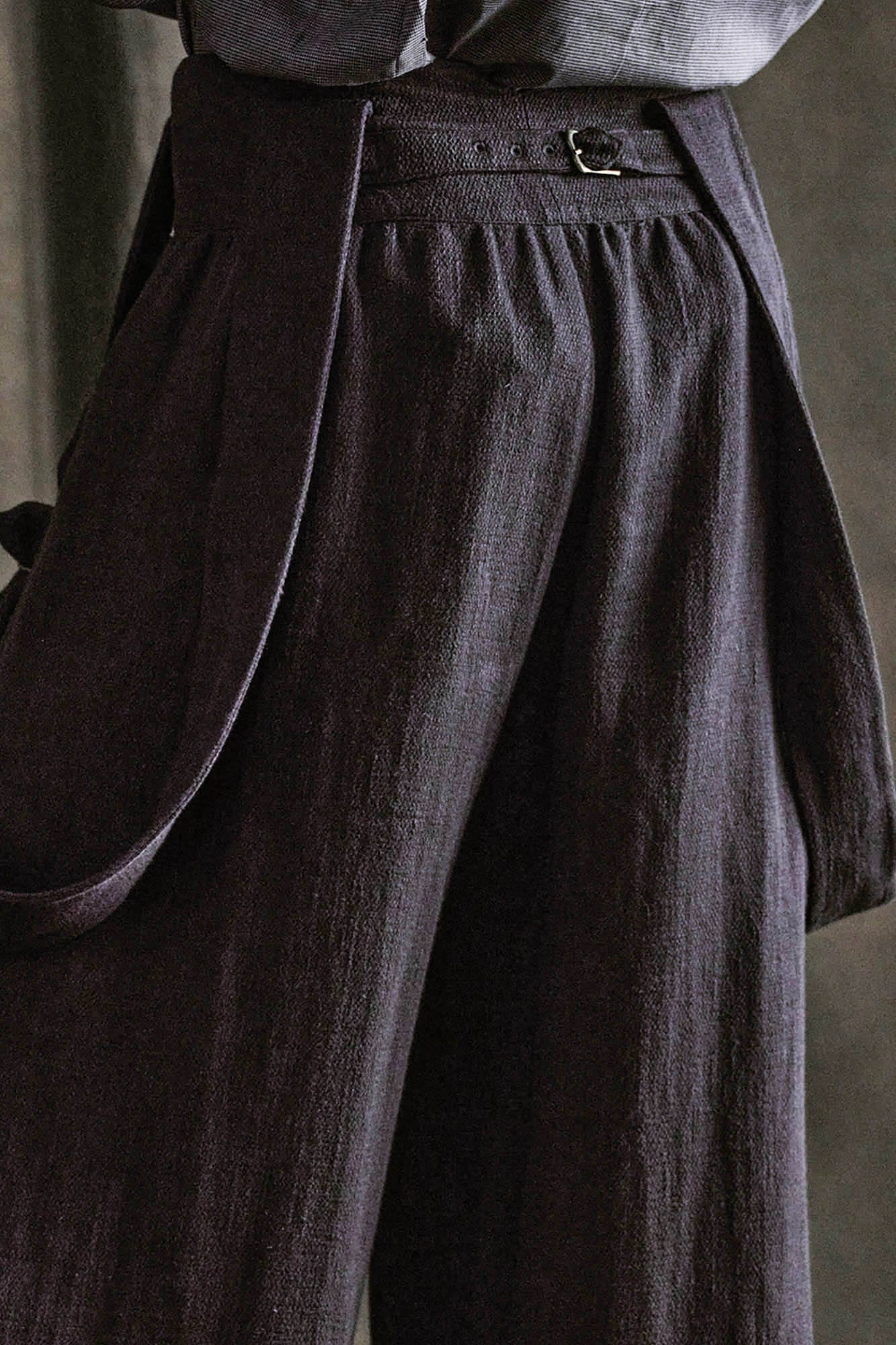ILNya Nieternite Nifutur Buttoned High-Waist Wide-Leg Overalls