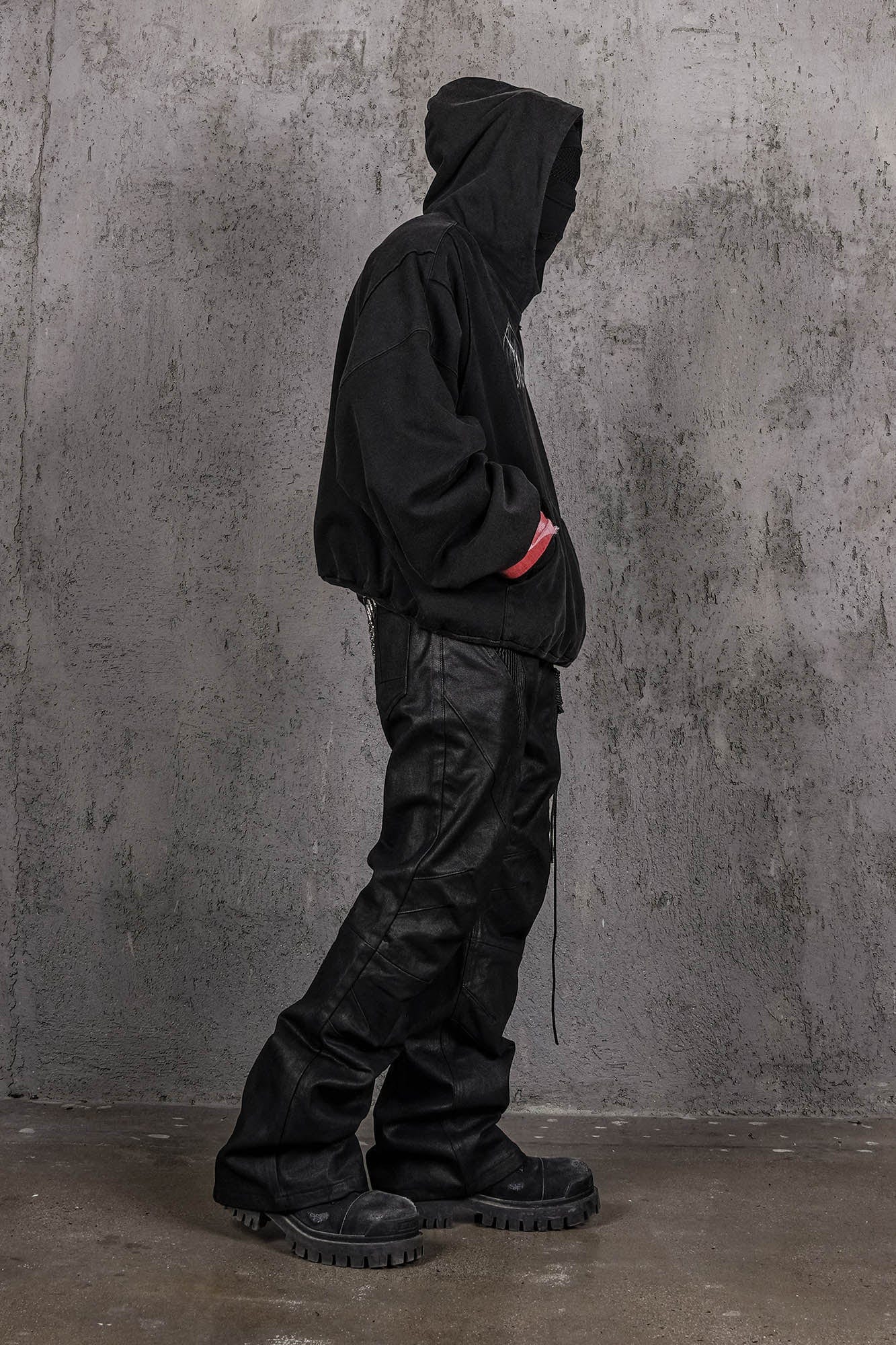 UNDERWATER Hellbound Wing Distressed Elevated Hoodie