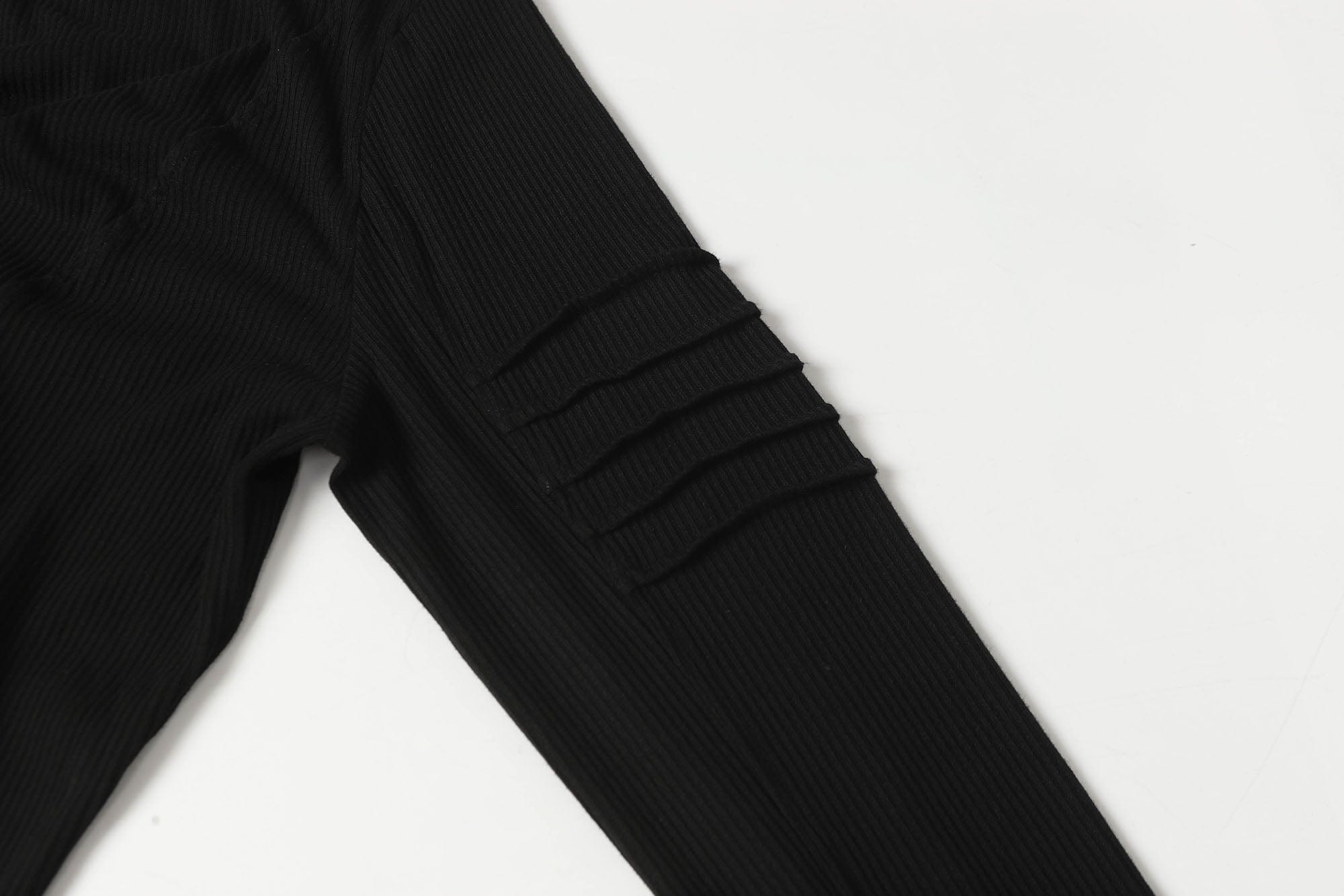 CLP Asymmetrical Spliced Slim Fit Long-Sleeve Tee