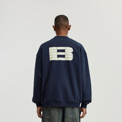 BONELESS Essential Plaid B LOGO Sweatshirt