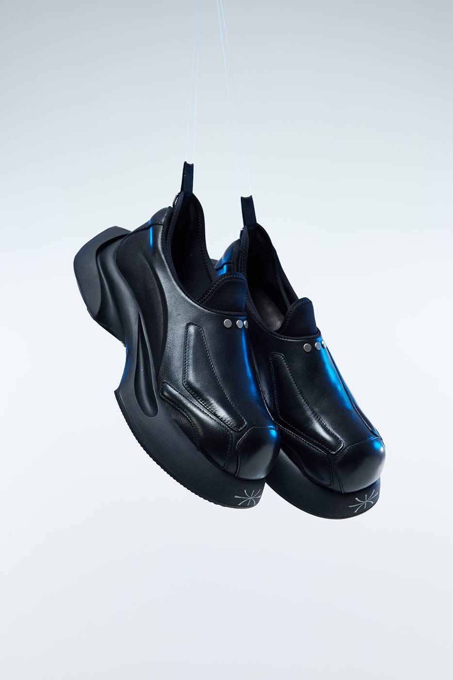 WHISTLEHUNTER x Oto3 Logo Derby Shoes