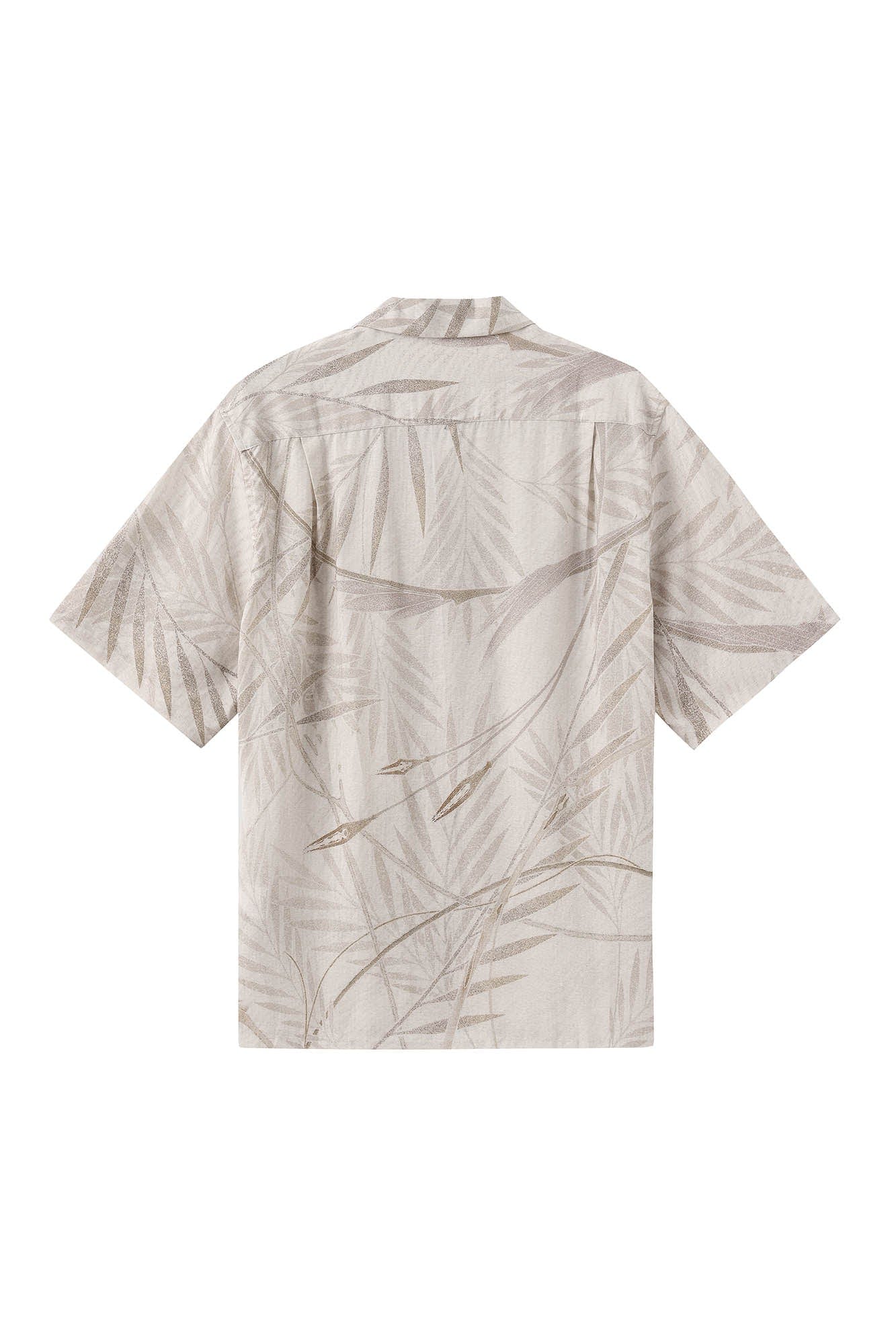 MOITIEDEPETALE Retro Foliage Half Shirt