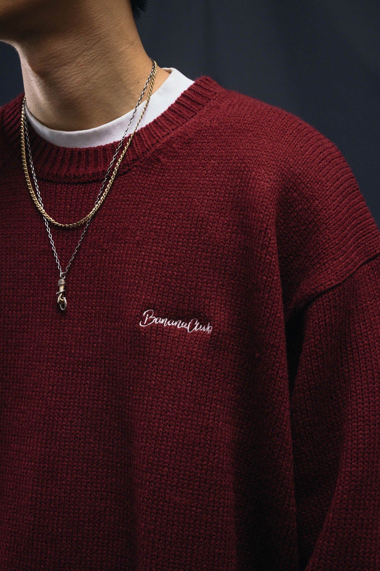BANANA CLUB Christmas Pullover Sweater
