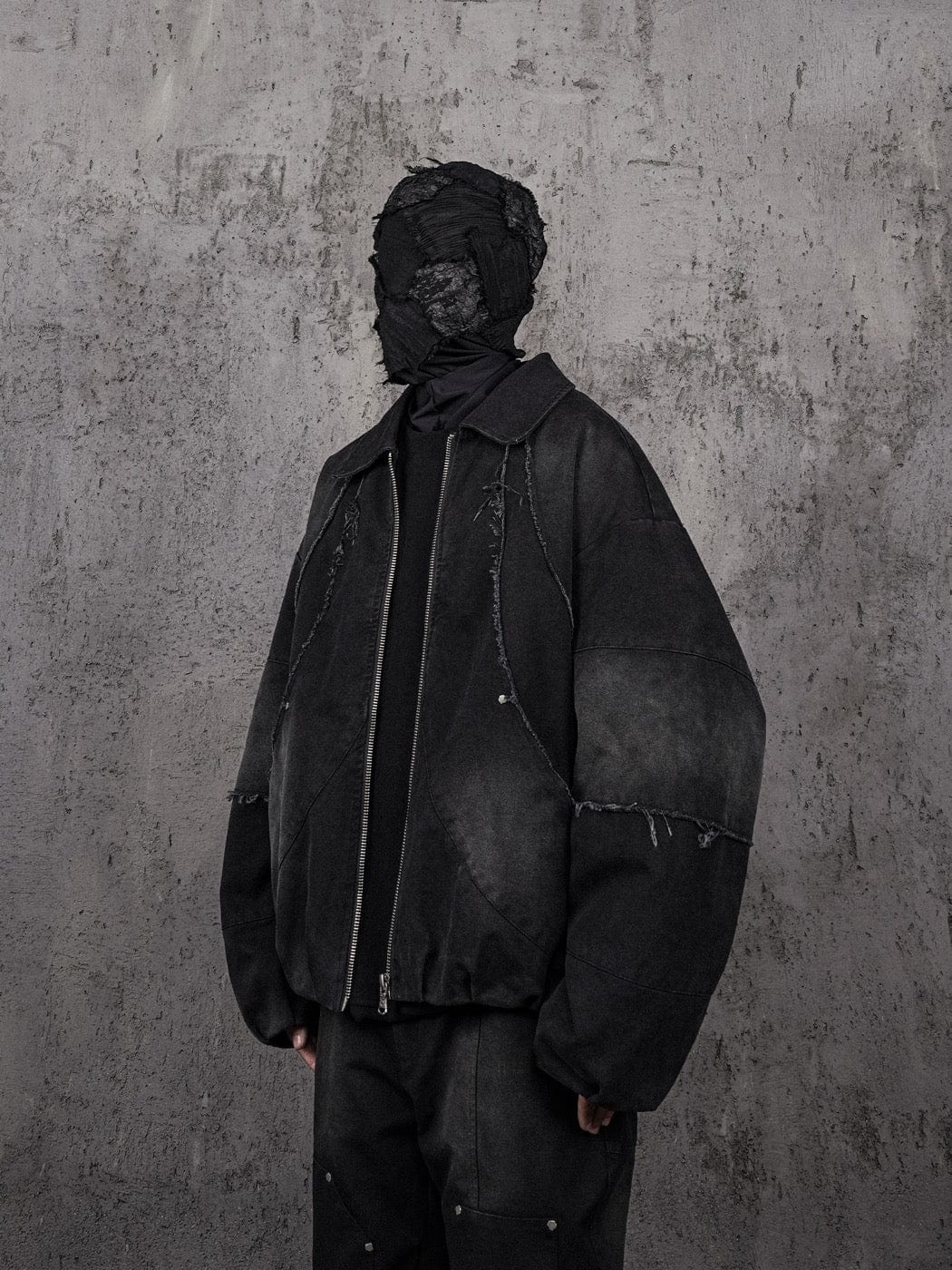 UNDERWATER Raw-Edge Spliced Rivet Jacket