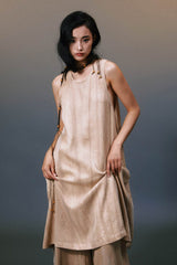 1997 POSTOFFICE Sleeveless Botanical Dye Dress