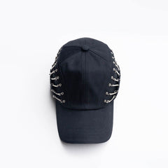 INSIDE OUT Snakebone Clipped Double-Layered Cap