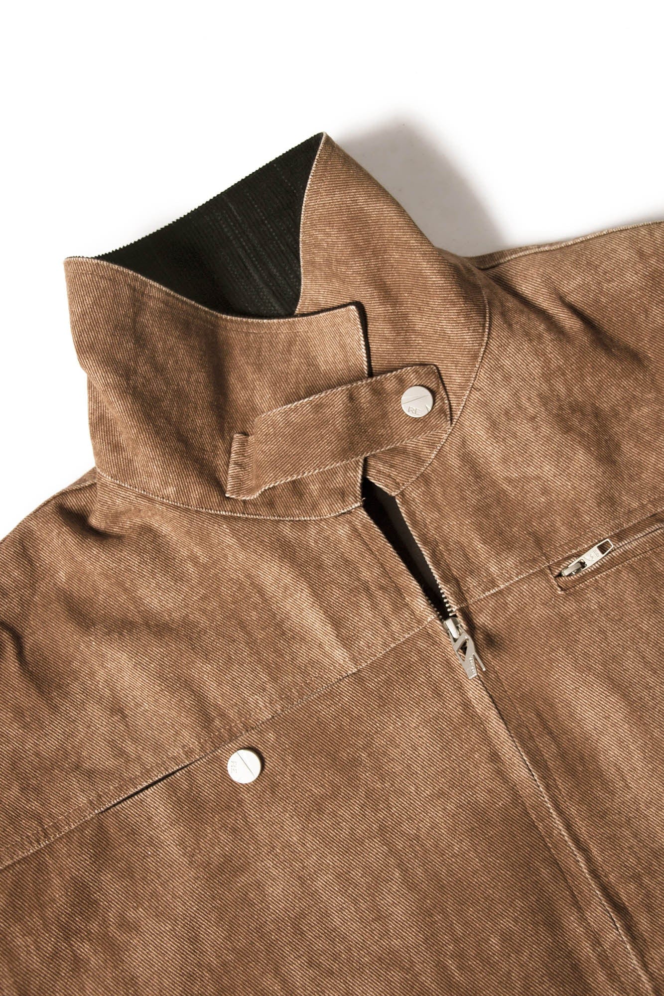 RELABEL Distressed Washed Multi-Pocket Detroit Jacket