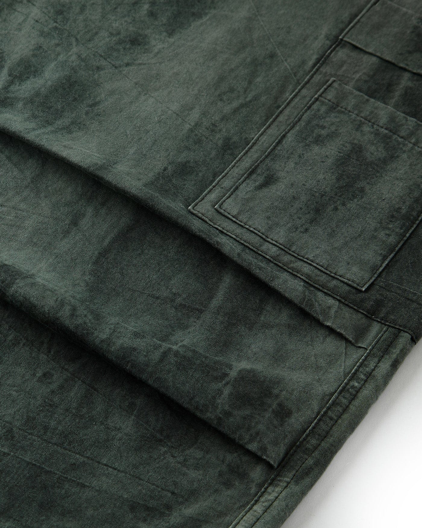 BONELESS Washed Multi-Pocket Crinkled Cargo Pants