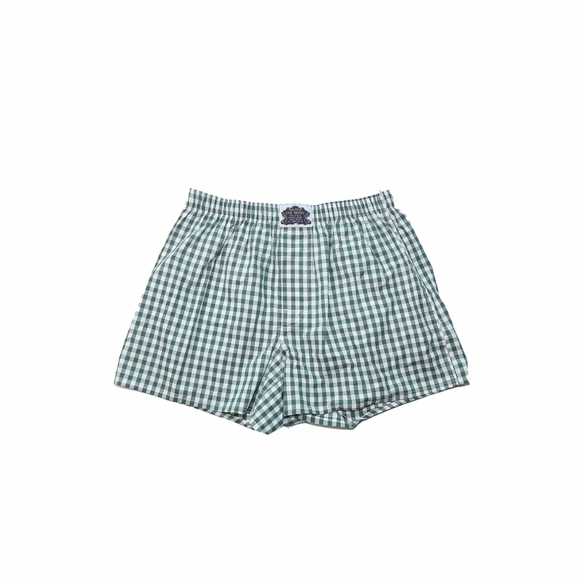 TRECLUB Plaid Lounge Shorts