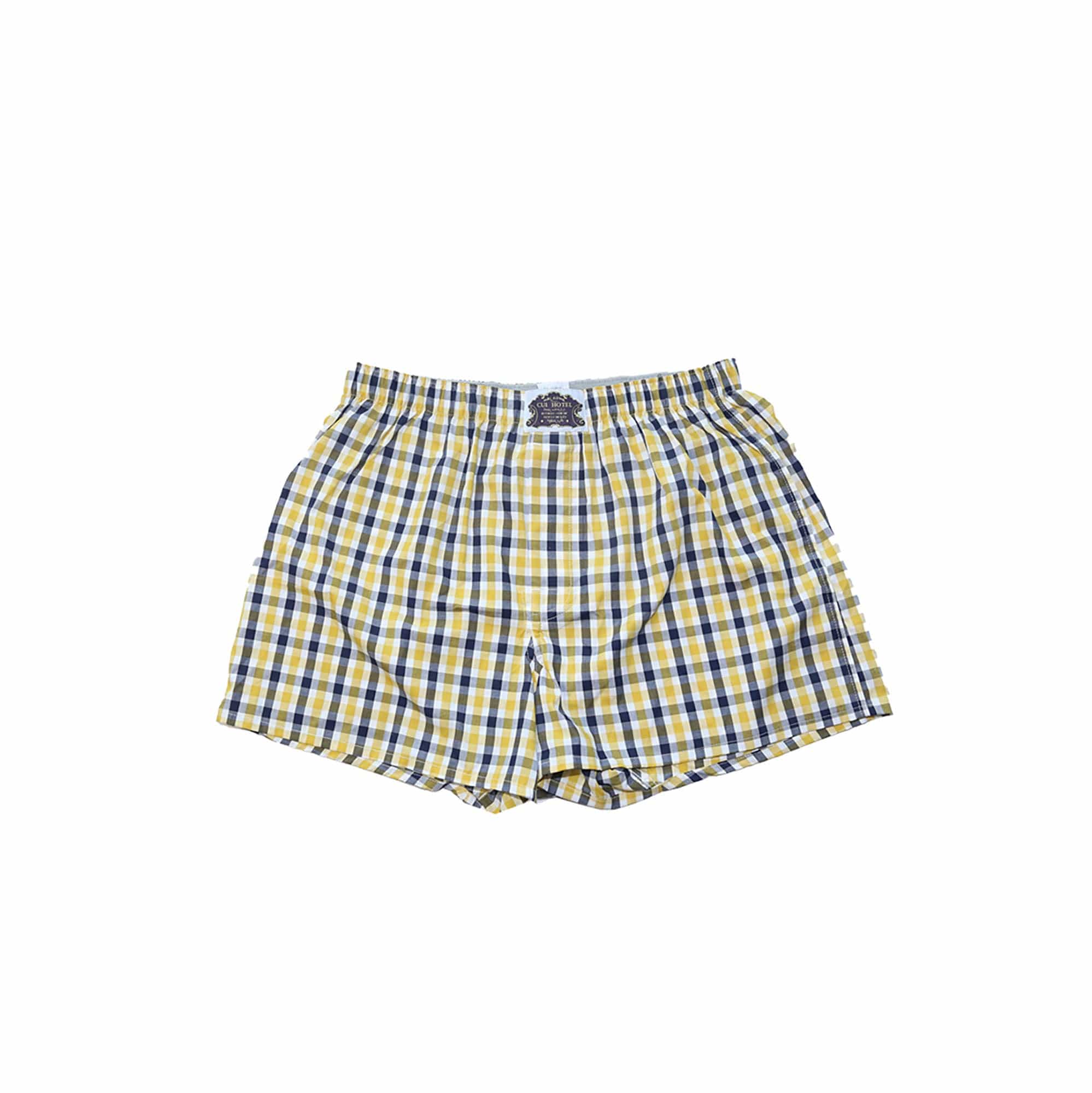 TRECLUB Plaid Lounge Shorts