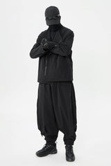 SILENSTORM Asymmetrical Double-Lapel Zipper Blazer Jacket